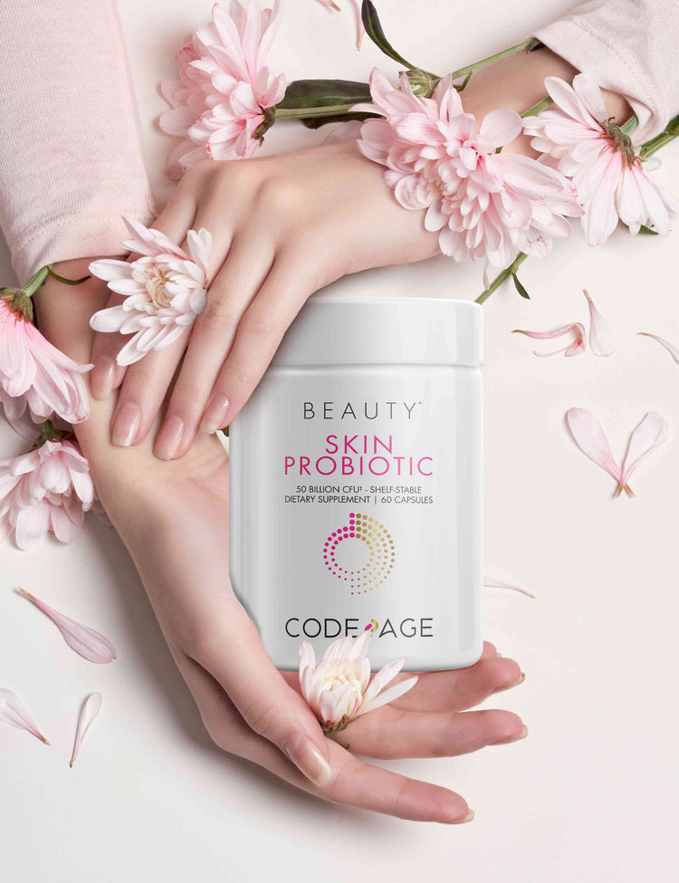 Codeage Skin Probiotics 50 Billion CFU & Prebiotics