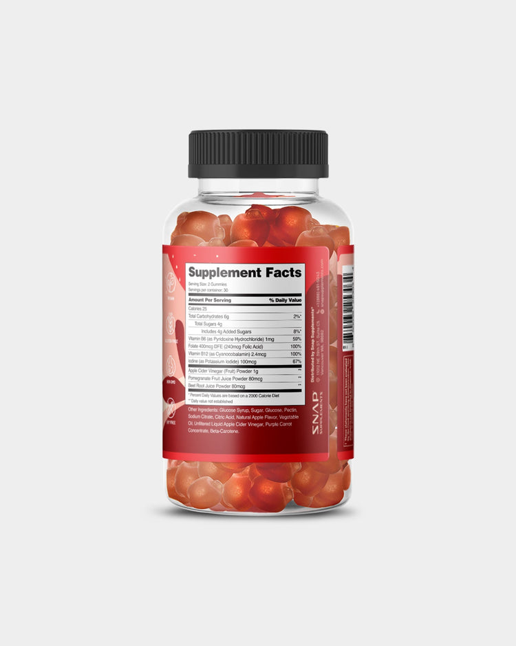 SNAP Supplements Apple Cider Vinegar Gummies