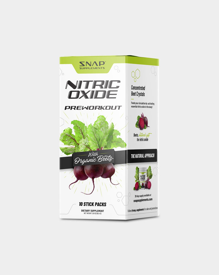 SNAP Supplements Nitric Oxide Preworkout Beets