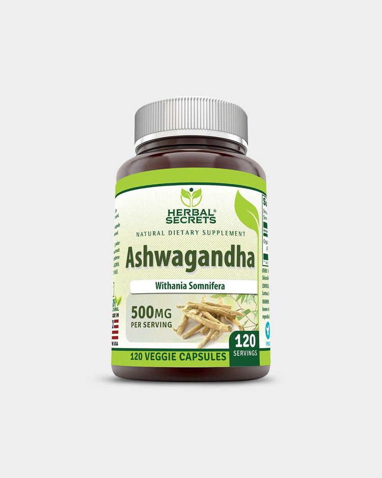 Herbal Secrets Organic Ashwagandha 500mg