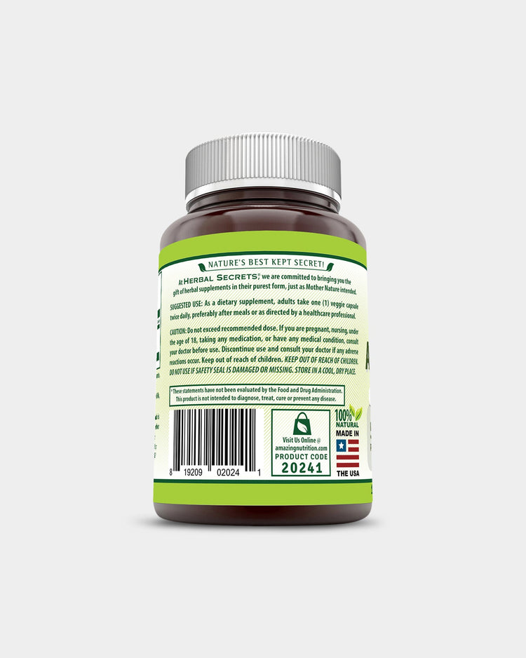 Herbal Secrets Organic Ashwagandha 500mg