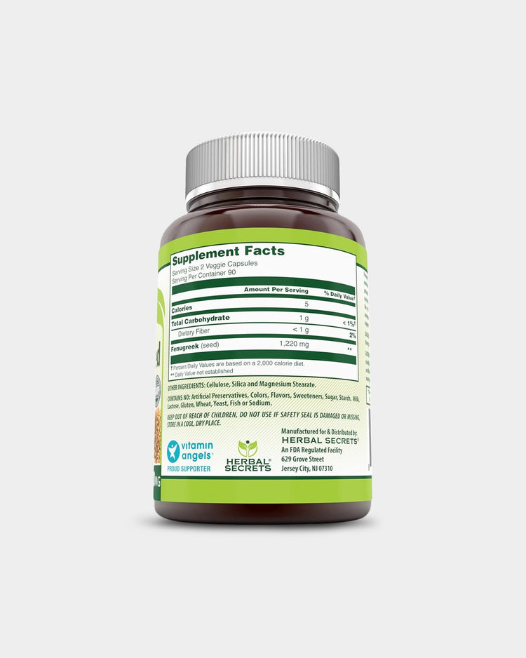 Herbal Secrets Fenugreek Seed 610mg