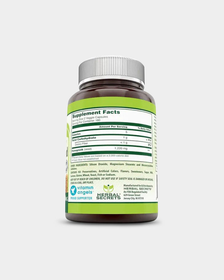 Herbal Secrets Fenugreek Seed 610mg