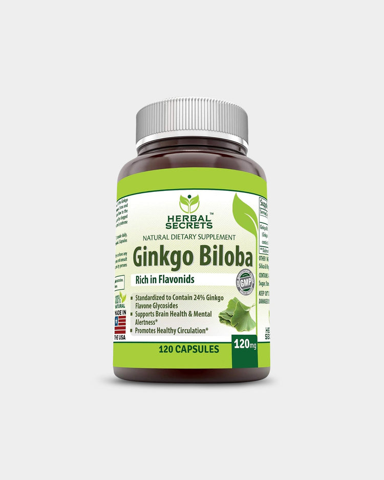 Herbal Secrets Ginkgo Biloba 120mg