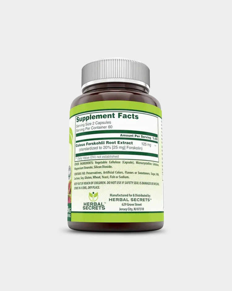 Herbal Secrets Forskolin 125mg