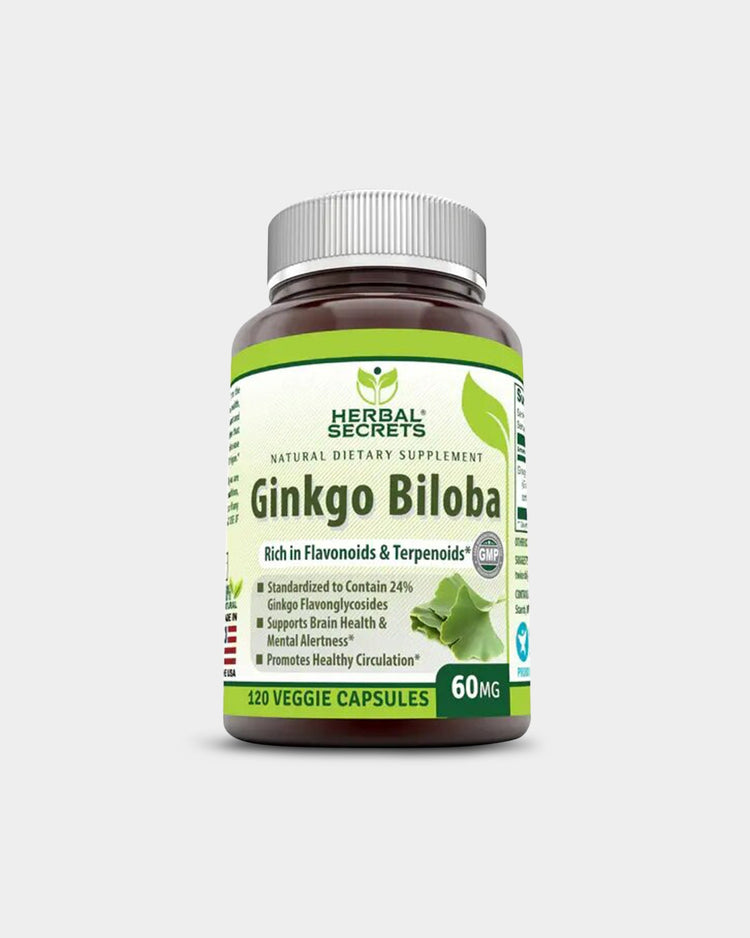 Herbal Secrets Ginkgo Biloba 60mg