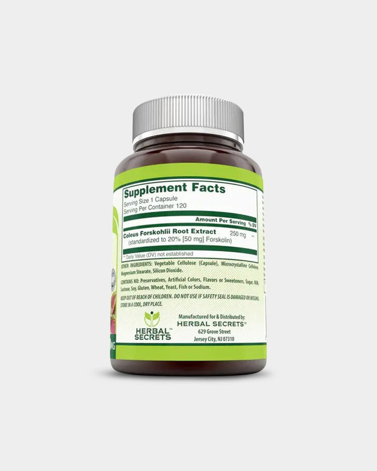 Herbal Secrets Forskolin 250mg