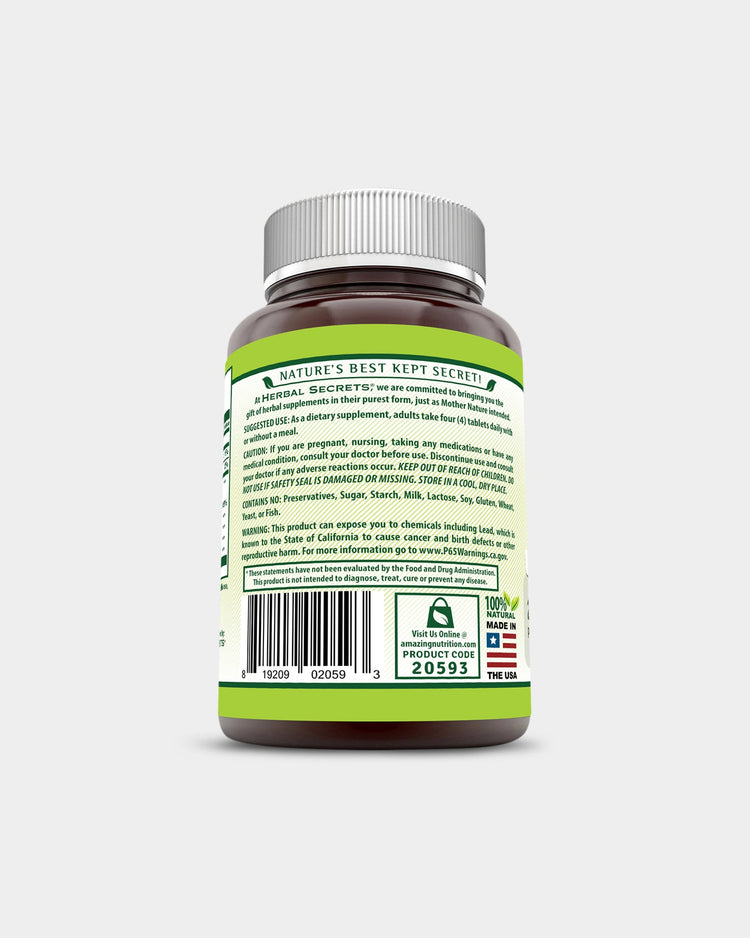 Herbal Secrets Organic Spirulina 500mg