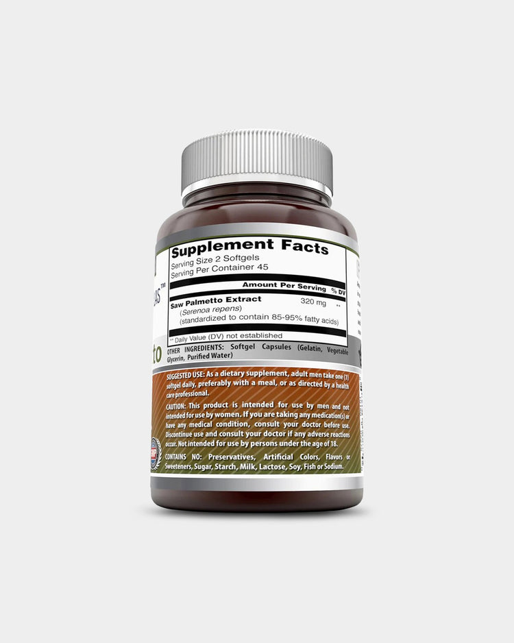 Amazing Nutrition Amazing Formulas Saw Palmetto 320 MG