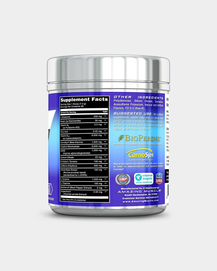 Amazing Muscle Max Boost- Advanced Pre-Workout Formula with Sucralose