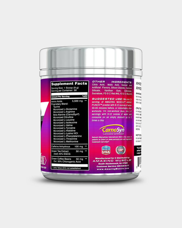 Amazing Muscle Amino Punch with Sucralose