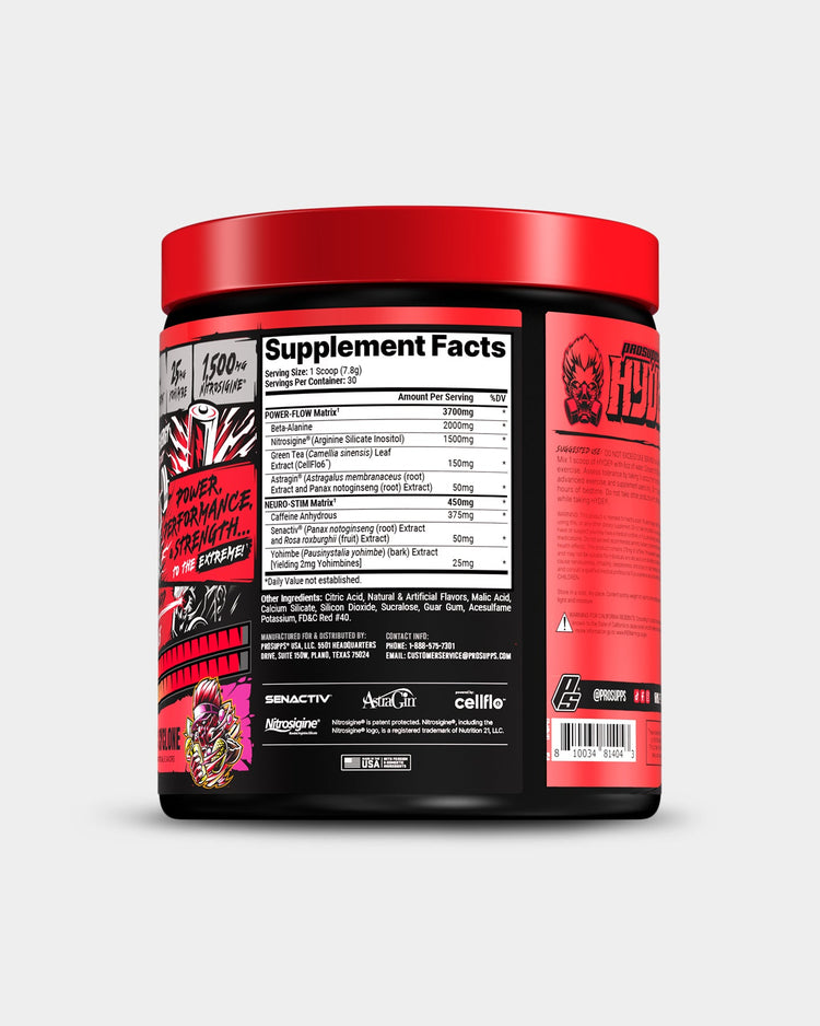 Pro Supps HYDE Pre Workout