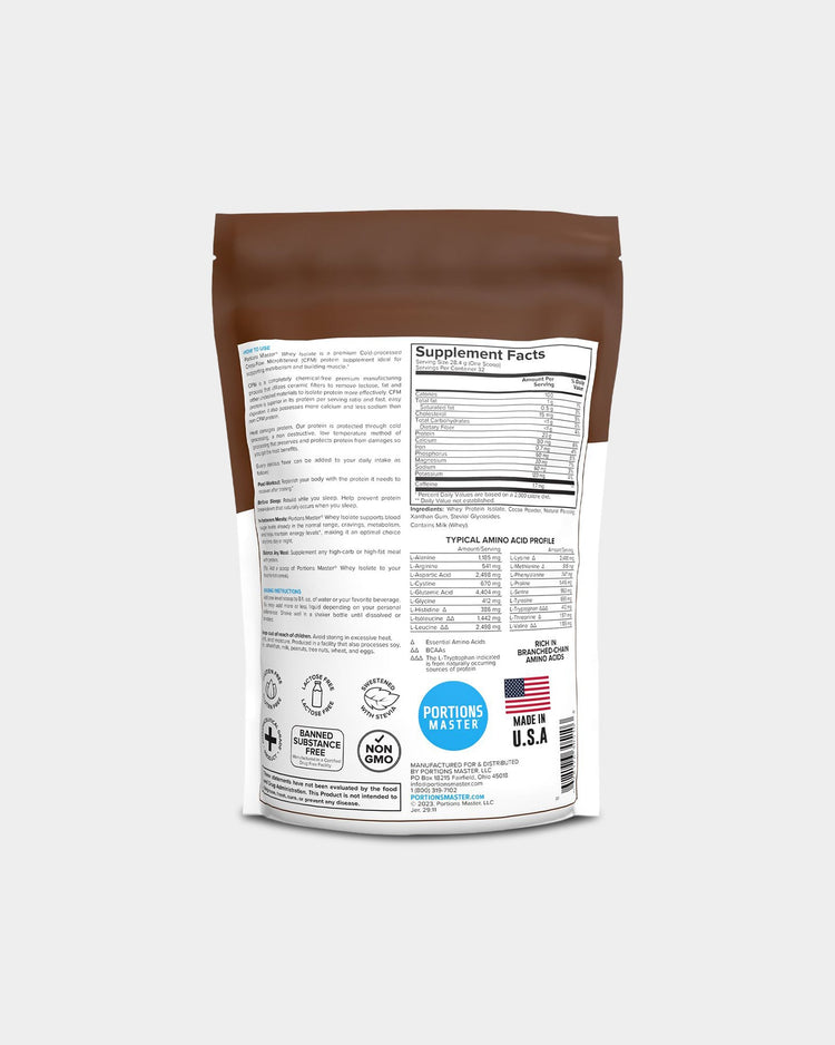 Portions Master Whey Isolate Protein