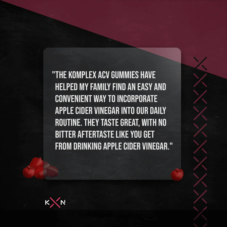 KompleX Nutrition Apple Cider Vinegar Gummies