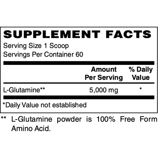 Clean Fit L-Glutamine Powder by Netrition