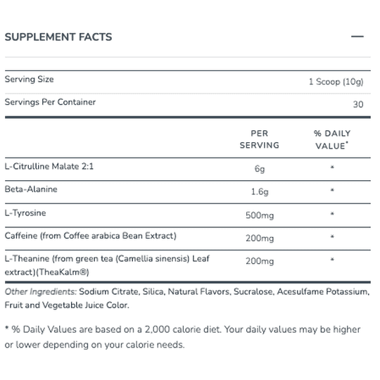 Pre-Workout Supplement Powder by Alani Nutrition