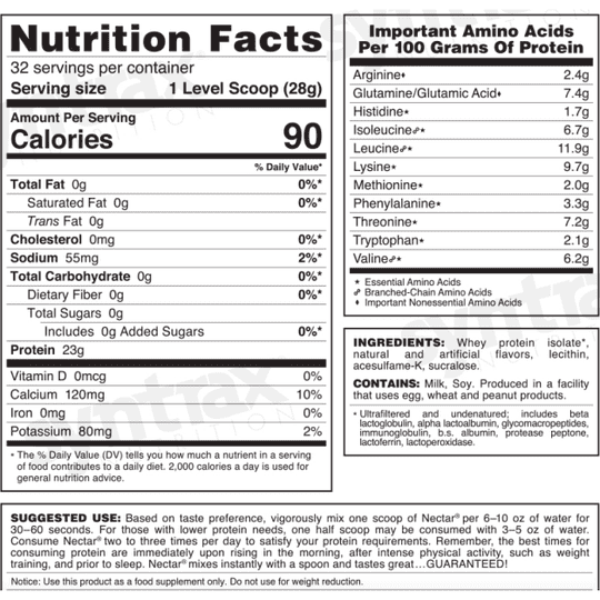 Syntrax Nectar 2lb Protein Powder - Caribbean Cooler