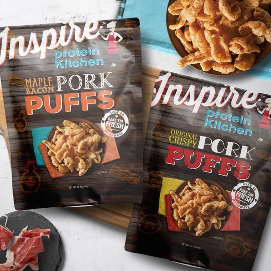 Inspire Pork Rind Puffs - 24 Servings by Bariatric Eating