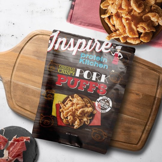 Inspire Pork Rind Puffs - 24 Servings by Bariatric Eating