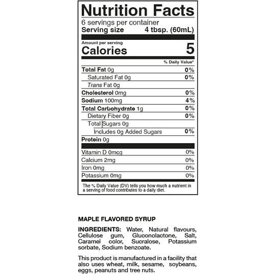 Proti Diet Maple Syrup