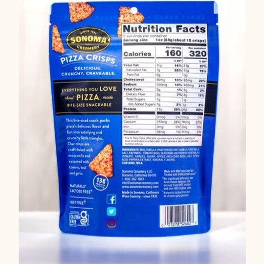 Sonoma Creamery Pizza Crisps