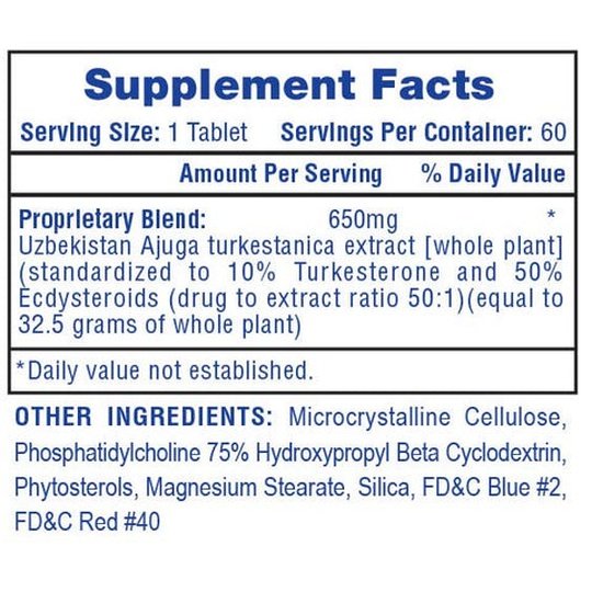 Hi Tech Turkesterone 650 (60 Tabs)