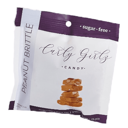 Sugar-Free Peanut Brittle by Curly Girlz Candy