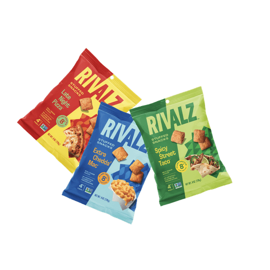 Stuffed Protein Snacks by Rivalz Snacks - Variety Pack