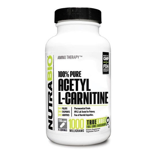 NutraBio Acetyl L-Carnitine