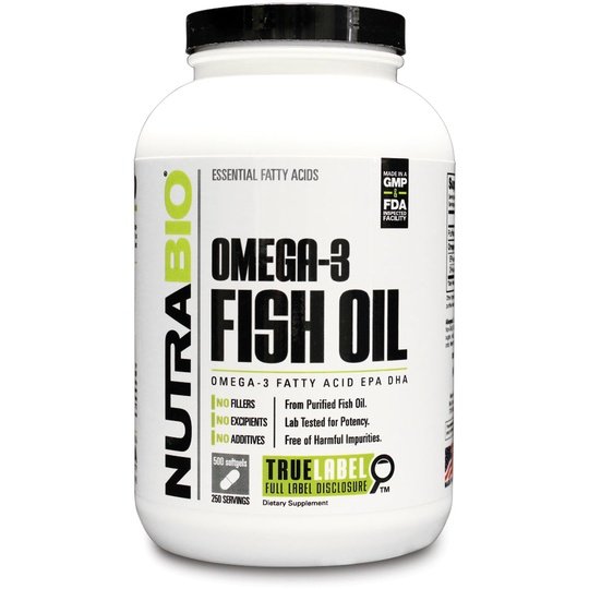 NutraBio Omega-3 Fish Oil