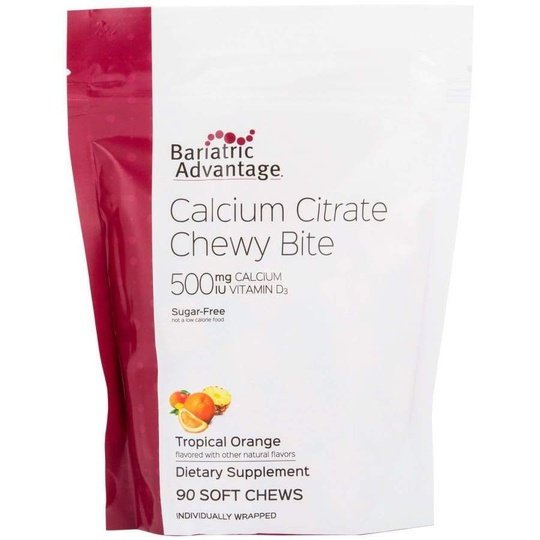 Bariatric Advantage Calcium Citrate Chewy Bites 500mg - Available in 10 Flavors!