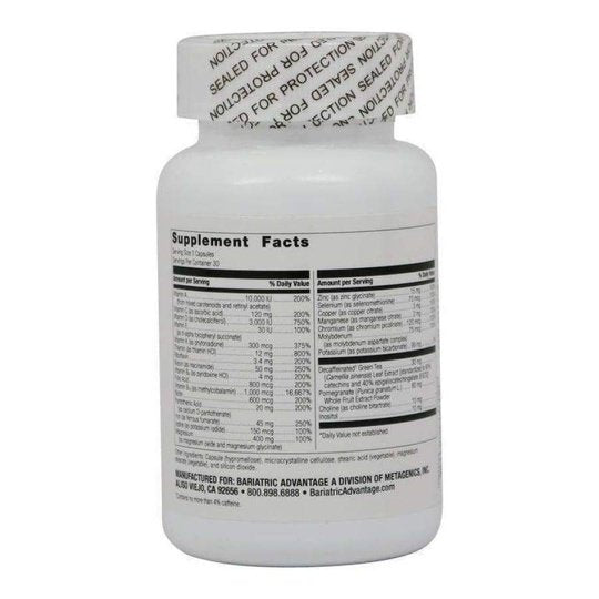 Bariatric Advantage Ultra Multivitamin Formula Capsules - With Iron (45 mg)