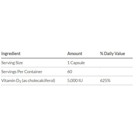Bariatric Advantage Vitamin D3 Easy-digest Mini Capsules (5,000 IU)