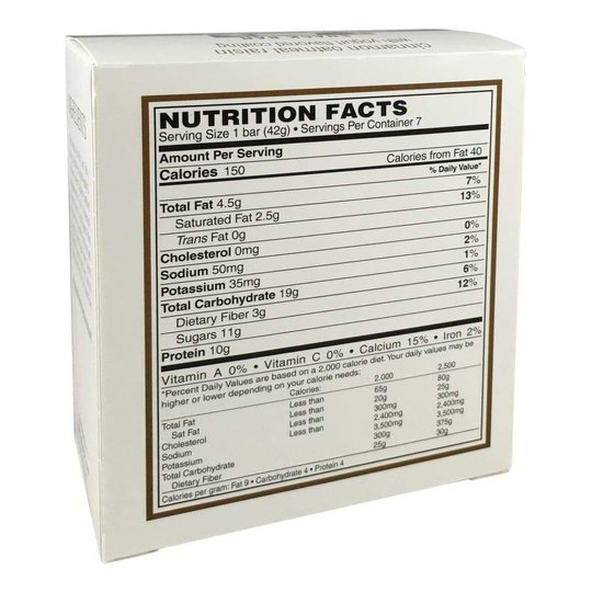 BariatricPal 10g Protein Snack Bars - Oatmeal Cinnamon Raisin