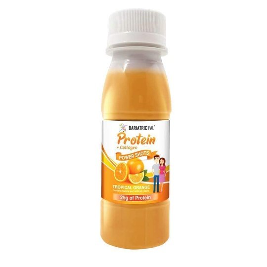 BariatricPal 25g Whey Protein & Collagen Power Shots - Tropical Orange
