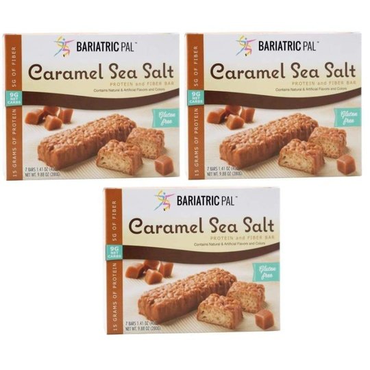 BariatricPal Divine 15g Protein & Fiber Bars - Caramel Sea Salt