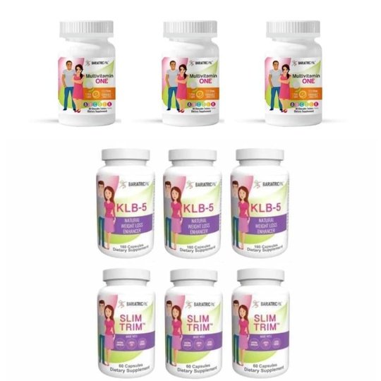 BariatricPal Multivitamin One + Appetite Suppressant & Weight Loss Enhancer Combo Pack