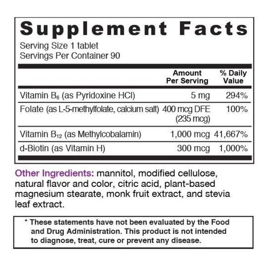 BariMelts B12 Plus Vitamins (1,000 mcg)