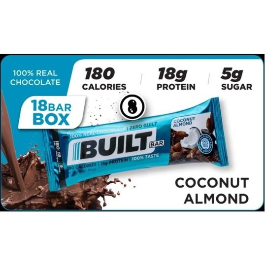 Built High Protein Bar - Coconut Almond