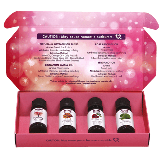 NOW Love At First Scent Romantic Essential Oils Kit