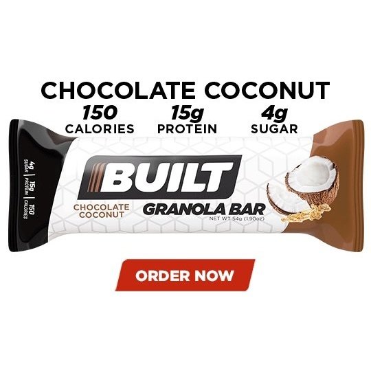 Built Bar Protein Granola Bar - Chocolate Coconut