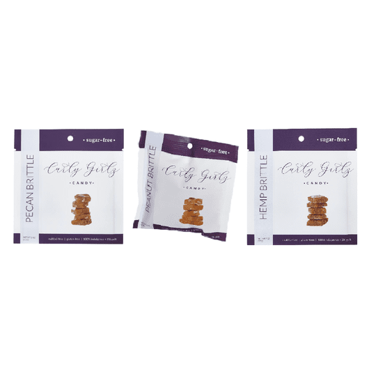 Sugar-Free Brittle by Curly Girlz Candy - Variety Pack