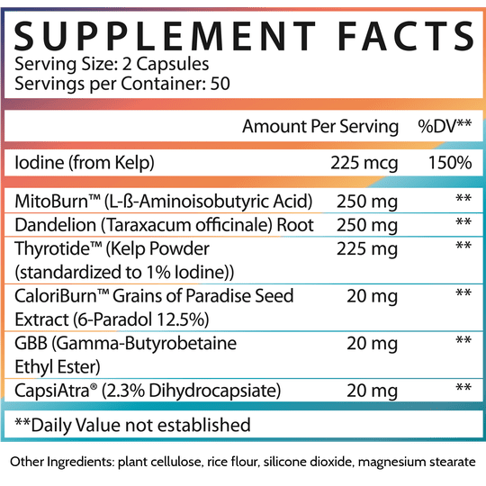 Inspired Nutraceuticals 3MB3R Non-Stim Burner (100 Caps)