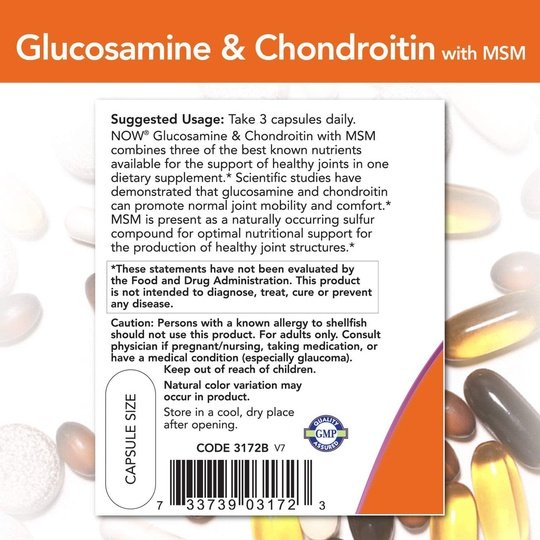 Now Glucosamine & Chondroitin MSM