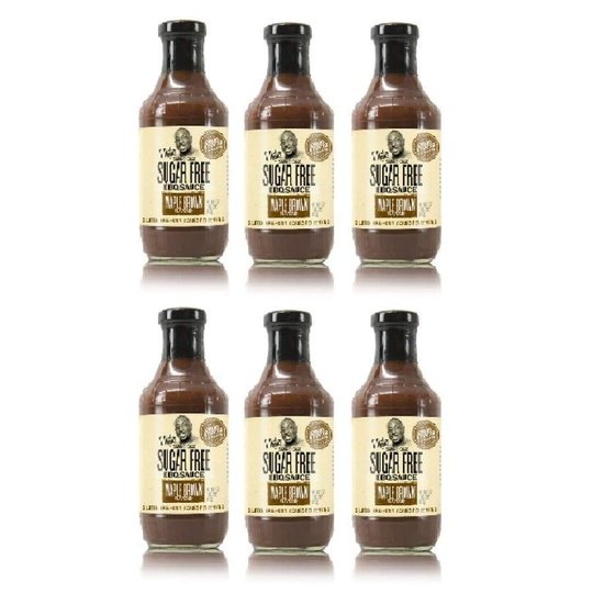 G Hughes' Smokehouse Sugar-Free BBQ Sauce - Maple Brown Flavored