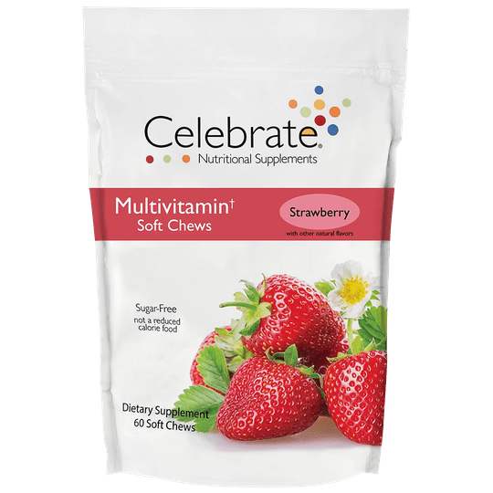 Celebrate Sugar-Free Multivitamin Soft Chew - Available in 4 Flavors!