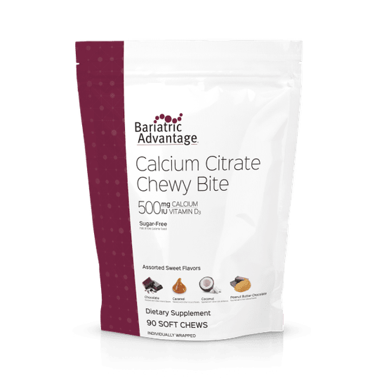 Bariatric Advantage Calcium Citrate Chewy Bites 500mg - Available in 10 Flavors!