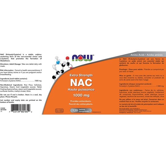 Now NAC 1000mg