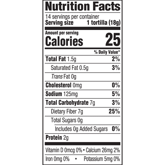 Mission Foods Zero Net Carb Tortillas