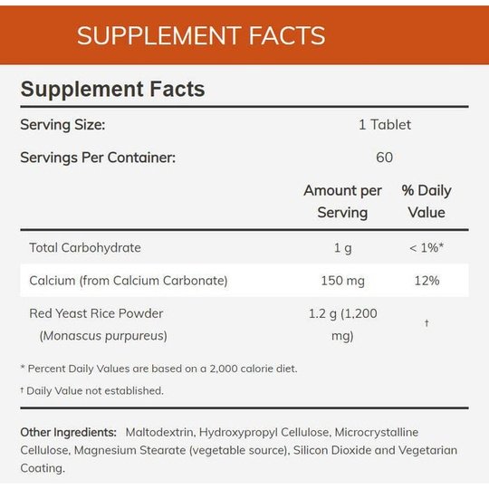 Now Red Yeast Rice 1200mg